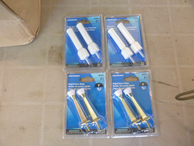 lot 137 image: 4 Packs of Hilman Door Stops
