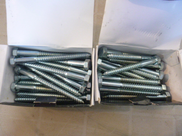 lot 140 image: 2 Boxes of Lag Bolts