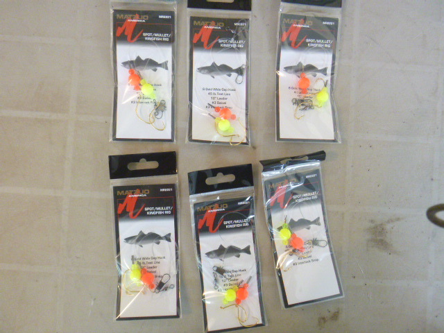 lot 161 image: 6 Matzuo SpotMulletKingfish Rigs