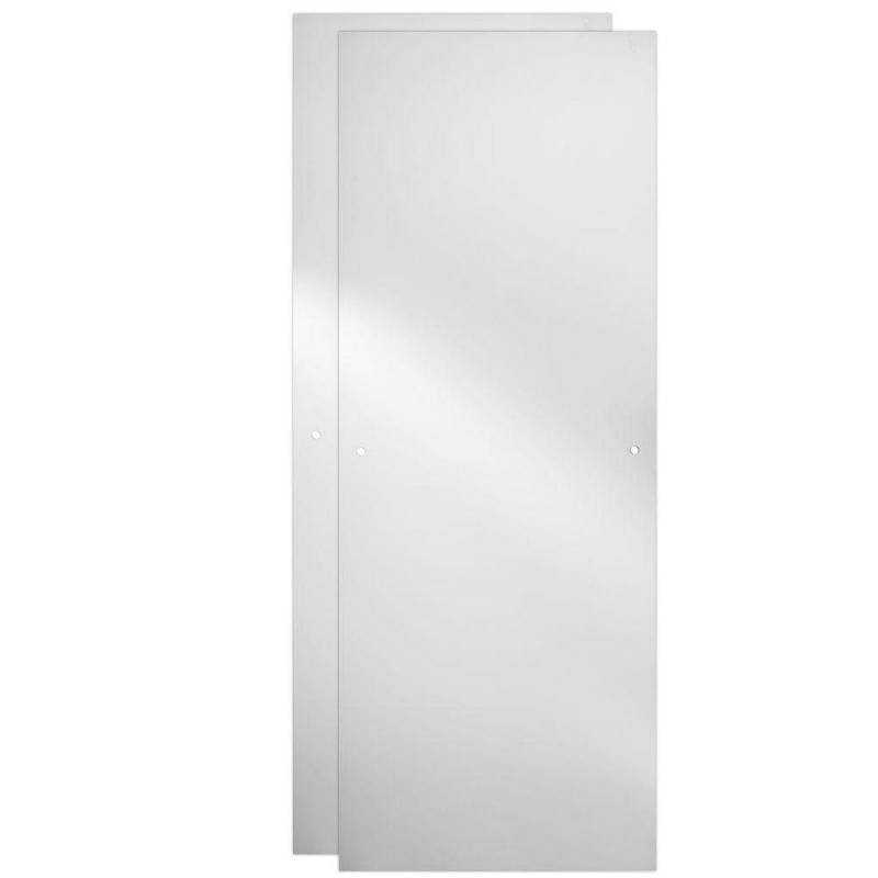 lot 224 image: Delta 48 in. Sliding Shower Door Glass Panels in Clear (1-Pair), SDGS048-CL-R