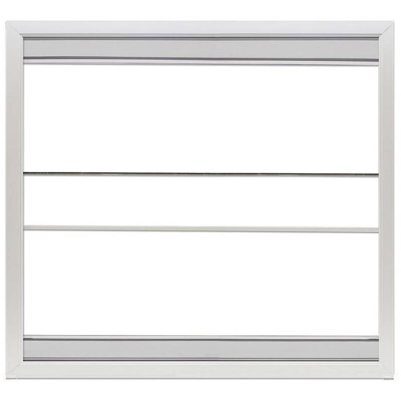 lot 231 image: LARSON Scenix White Porch Window with Retractable Screen. Approximate Measurements 3 X 72 X 75 Tall., SNX50