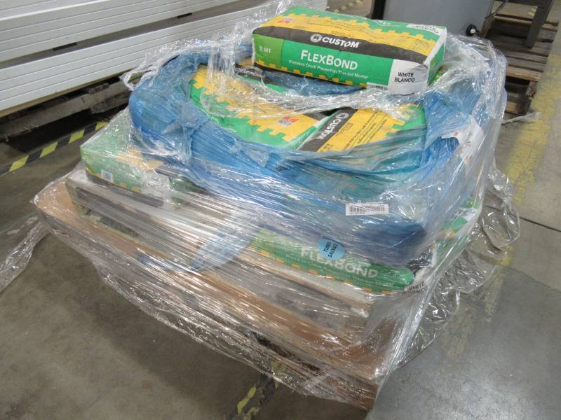 lot 71 image: FlexBond White 50 lb. Crack Prevention Mortar - 11 bags, FBW50