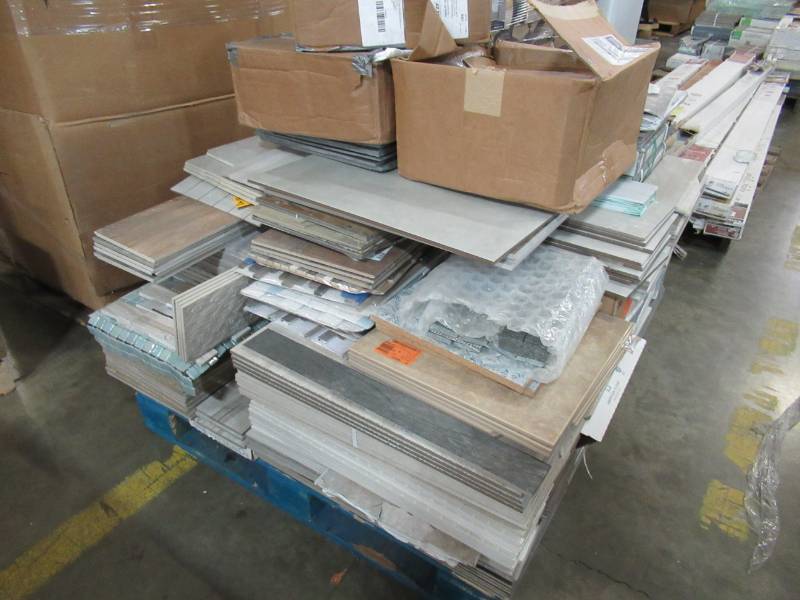 lot 76 image: WHOLESALE MIXED PALLET OF RETURNS & PIECES - TILE