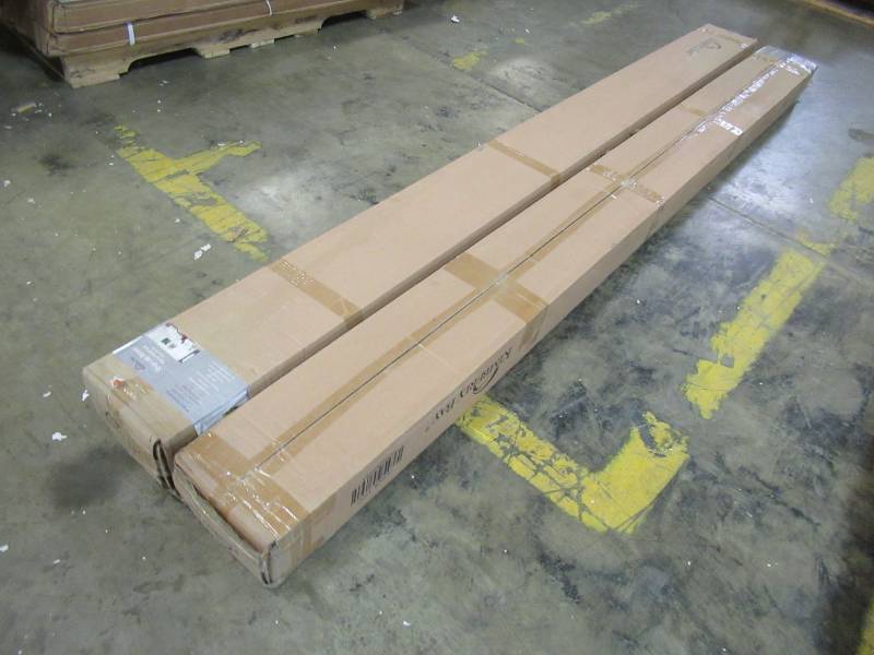 lot 258 image: 2 Cases of Kimberly Bay 34 in. x 7-14 in. x 8 ft. Primed Wood Nickel Gap Ship Lap Siding and Wall Panel (6-Pieces per Box) 1 Box covers 29 Sq Ft.