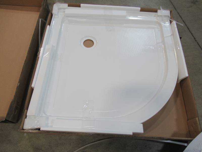 lot 51 image: OVE Decors Amber 38 in. Shower Base, 779202