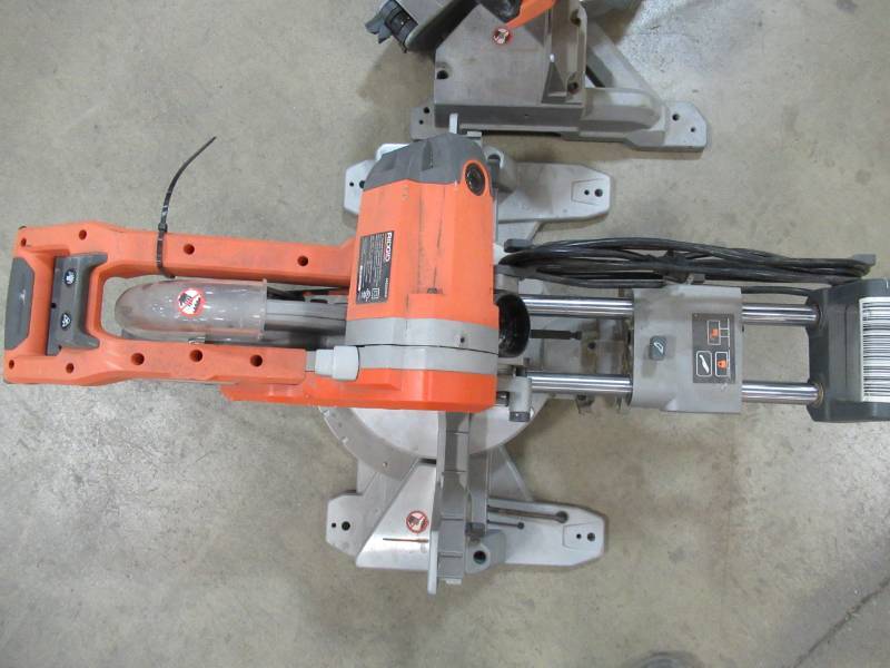 2 RIDGID Miter Saws For Parts R4120 Saw, 12Inch Compound Miter with