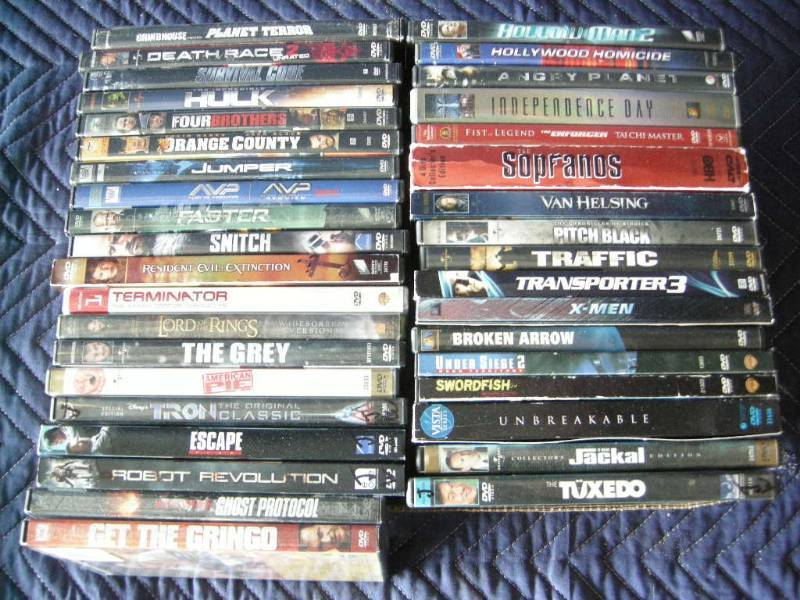 lot 17 image: DVDs Action, Scifi, Adventure