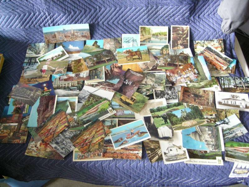 lot 23 image: Vintage Mid-Century Travel, Post Cards