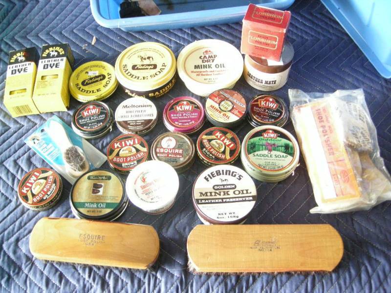 lot 72 image: Shoe Polish, Leather Treatment