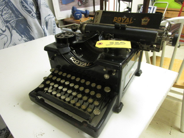 lot 335 image: ANTIQUE TYPEWRITER