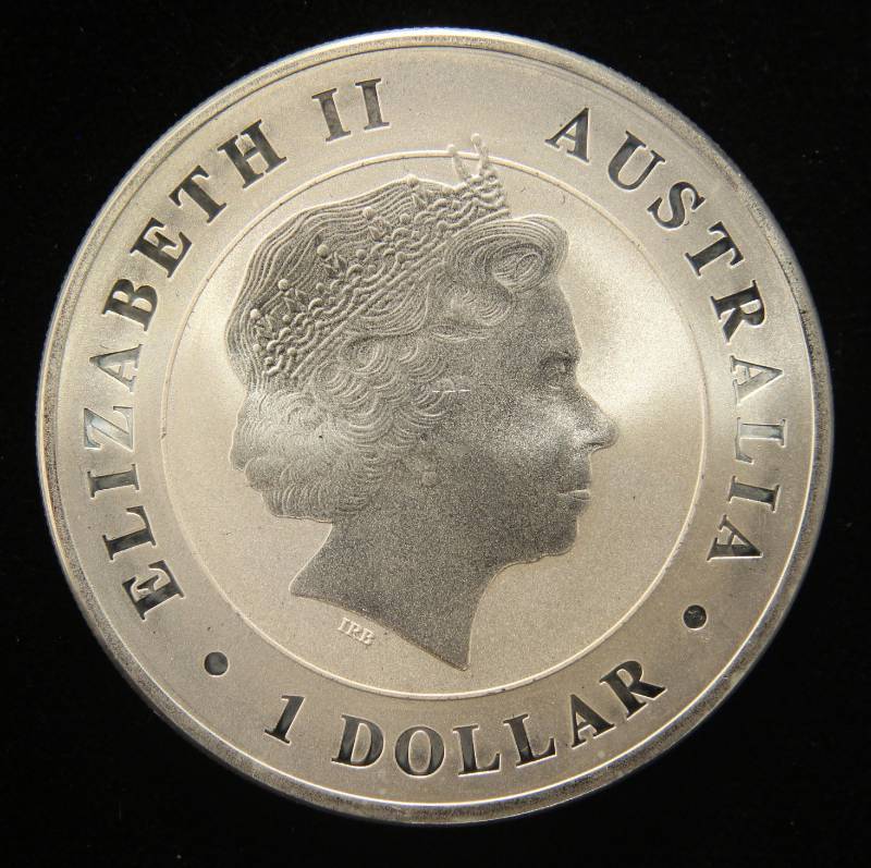 lot 27 image: 2014 AUSTRALIA SALT WATER CROCODILE 1 TROY OZ. .999 FINE SILVER