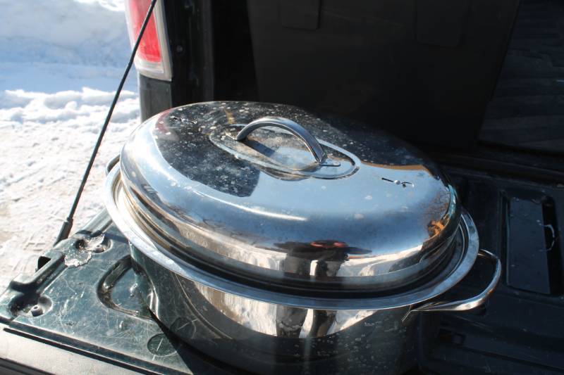 lot 37 image: Roaster Pan Stainless Steel