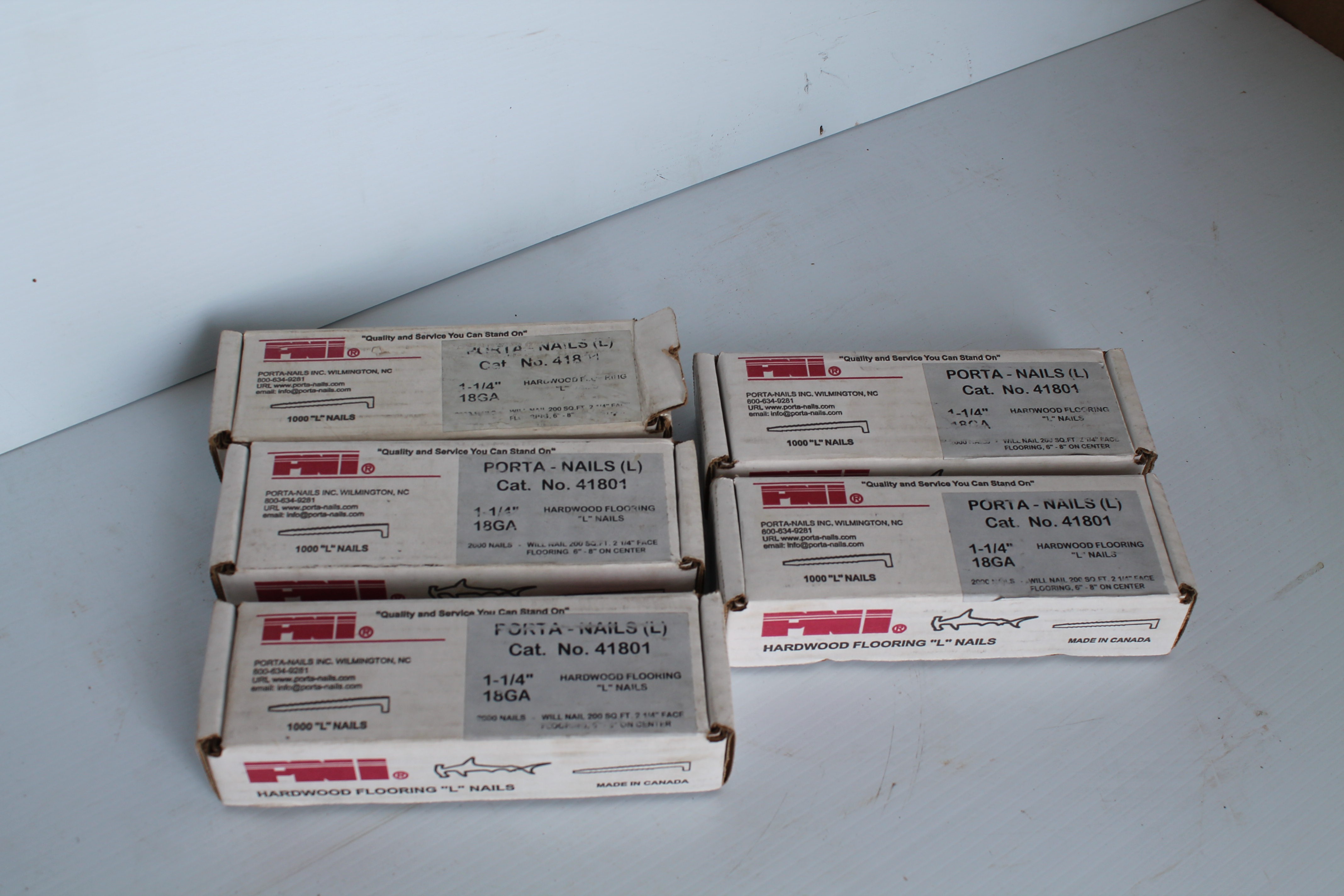 lot 46 image: 1 14 X 18 GA Hardwood Flooring L Nails