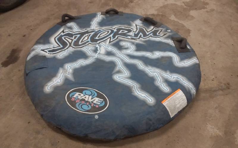lot 12 image: Rave Sports Storm Tow Behind Tube