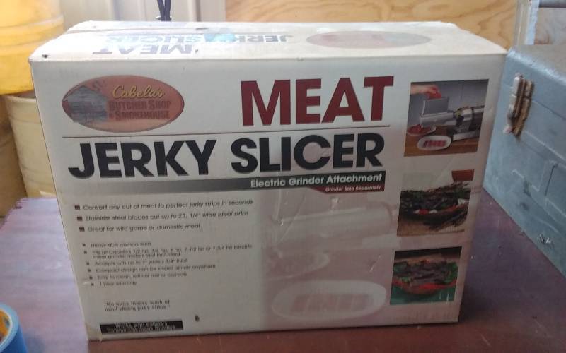 lot 42 image: Cabelas Jerky Meat Slicer Attachment