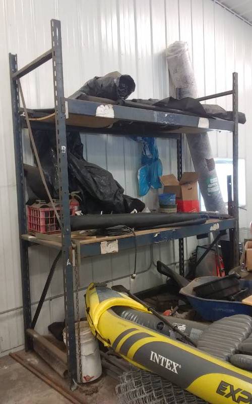lot 52 image: Pallet Racking  2-Uprights, 4-Cross Bars (No Contents)