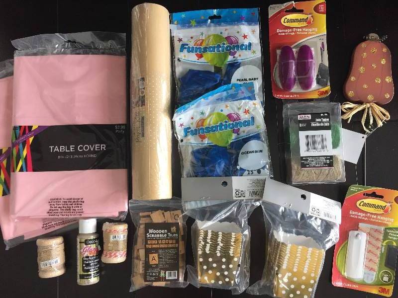 lot 34 image: Party & Craft Supplies - most new