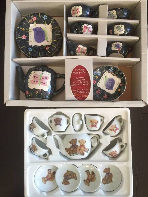 lot 28 image: 2 China Childs Tea Sets in packaging