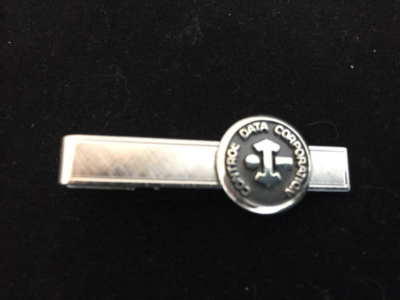 lot 44 image: Sterling Silver CONTROL DATA CORPORATION Tie Clasp