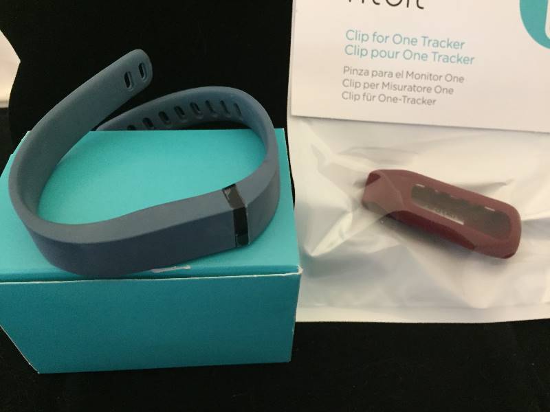 lot 127 image: FITBIT New Gray Band & New Clip for One Tracker