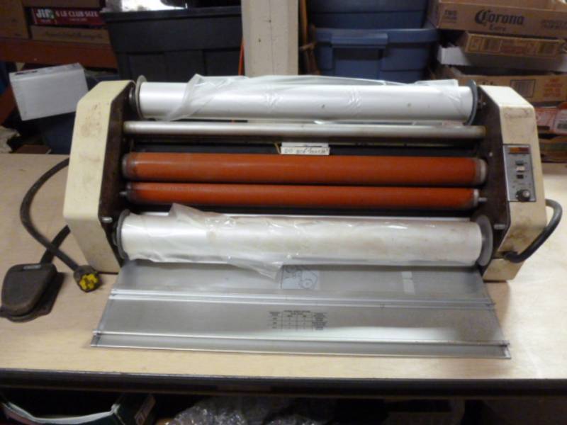 lot 7 image: Commercial Laminator Machine