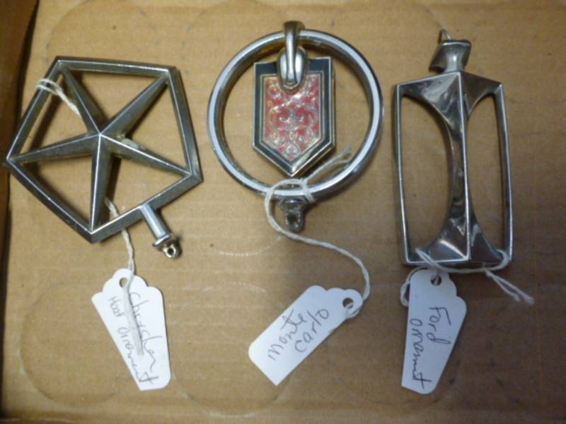 lot 213 image: Vintage Car Hood Ornaments