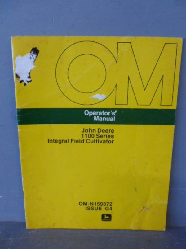 lot 292 image: John Deere Manual
