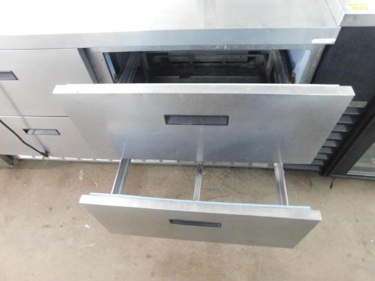 Four Drawer Stainless Steel Refrigerator, 64x32x39TRuns Cools