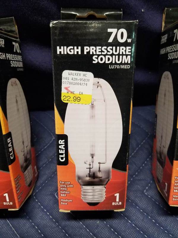 High Pressure Sodium Light Bulbs