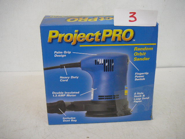 lot 3 image: Project Pro 5 Random Orbit Sander