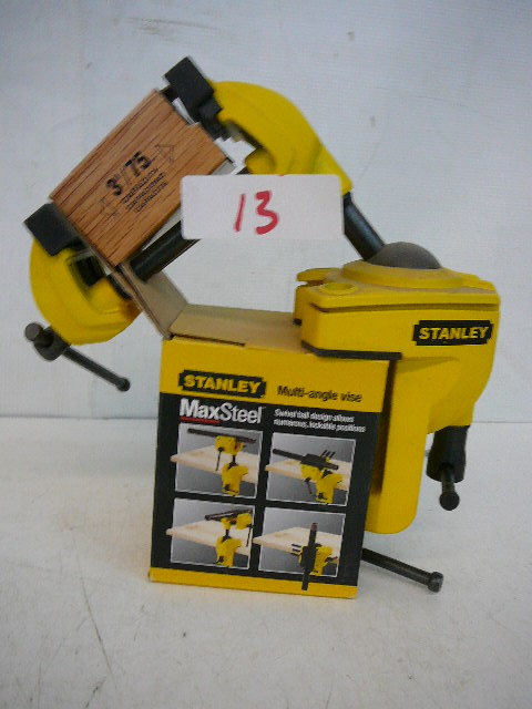 lot 13 image: Stanley Max Steel Multi-angle Vise