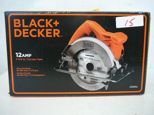 lot 15 image: Black & Decker 7 14 Circular Saw 12amp