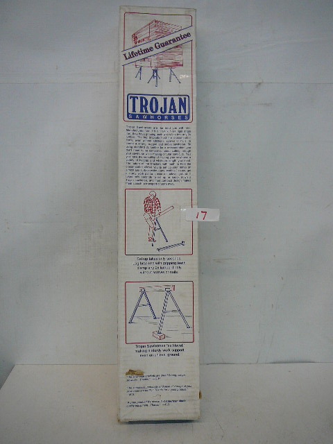 lot 17 image: Trojan Saw Horses
