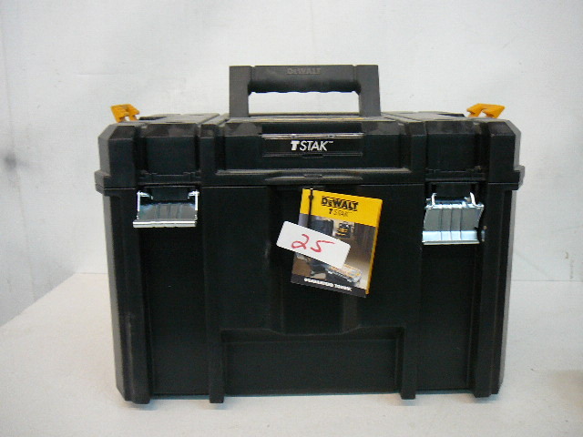 lot 25 image: DeWalt T-Stak Cart Deep Box
