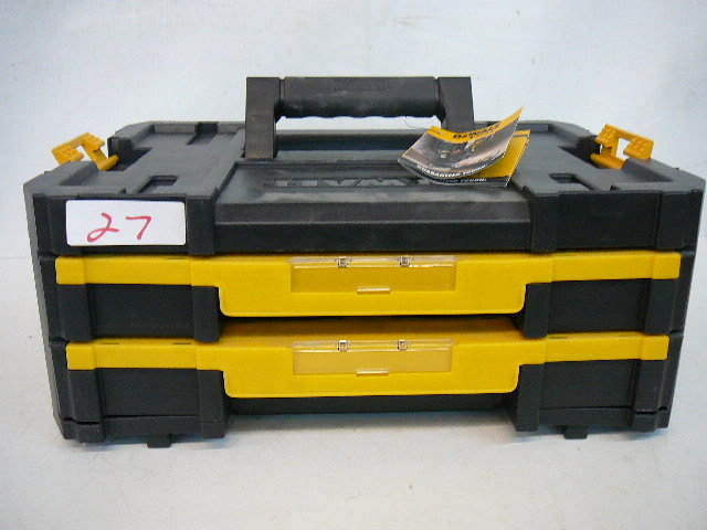 lot 27 image: DeWalt T-Stak 1V Drawer Unit