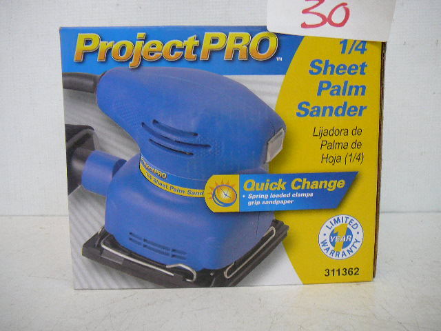 lot 30 image: Project Pro 14 Sheet Palm Sander