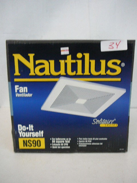 lot 34 image: Nautilus Bathroom Fan Ventilator