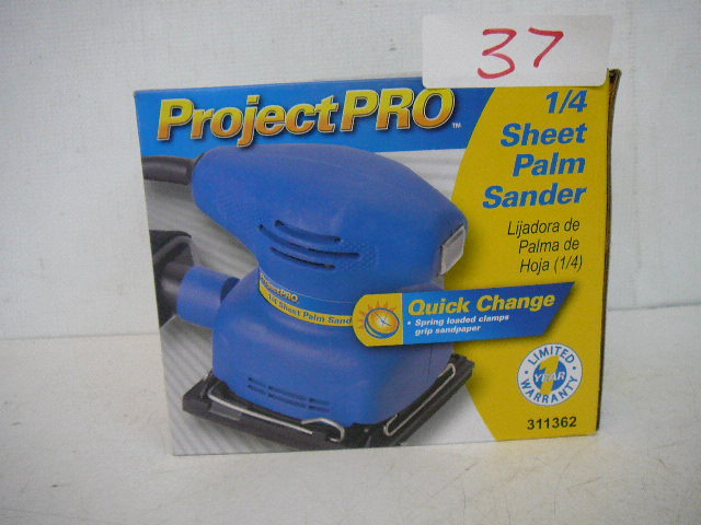 lot 37 image: Project Pro 14 Sheet Palm Sander