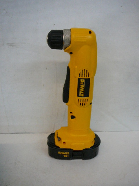 lot 55 image: DeWALT 18v 38 Right Angle Drill  Driver Kit