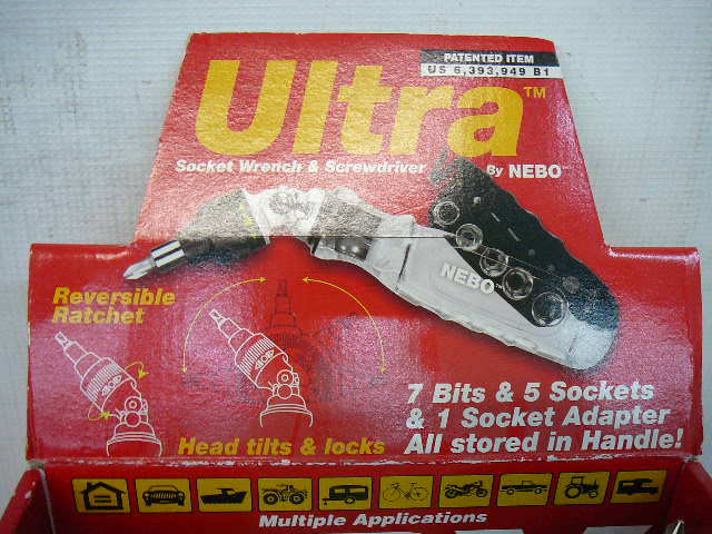 lot 65 image: 3 -Ultra Socket Wrench & Screw driver