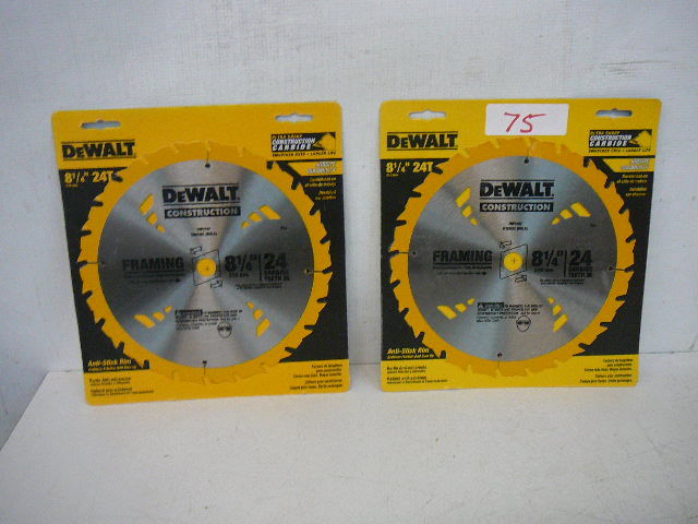 lot 75 image: DeWALT 8 14 Carbide Saw Blade