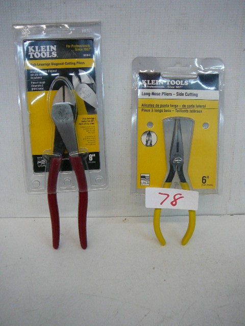lot 78 image: Klein hand Tools
