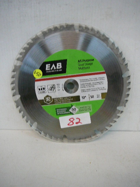 lot 82 image: 10 Woodworking Carbide Saw Blade