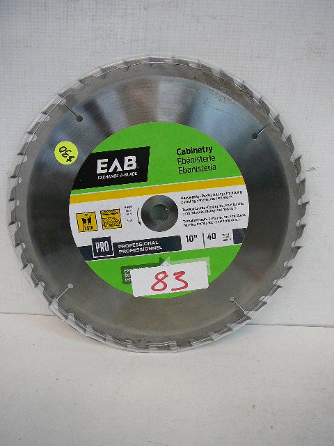 lot 83 image: 10 Woodworking Carbide Saw Blade