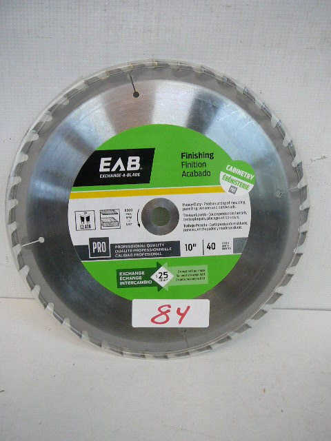 lot 84 image: 10 Woodworking Carbide Saw Blade