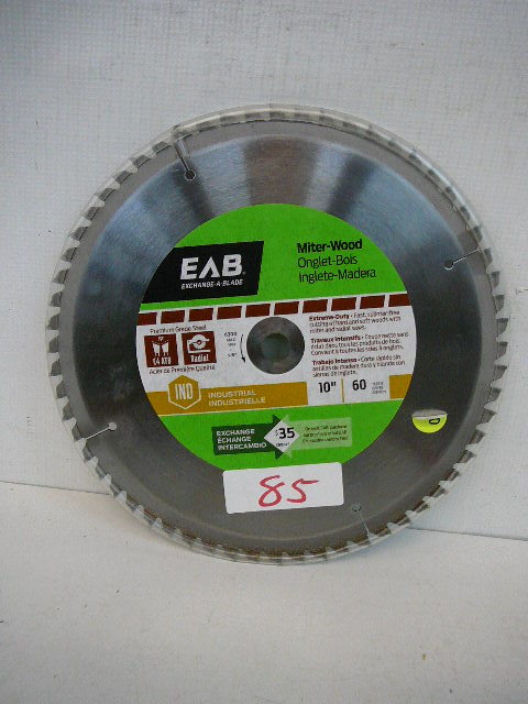 lot 85 image: 10 Woodworking Carbide Saw Blade