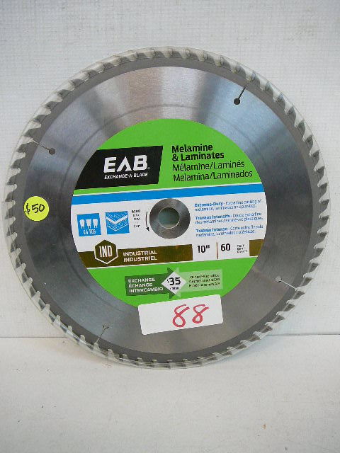 lot 88 image: 10 Woodworking Carbide Saw Blade