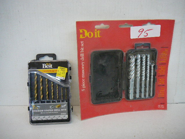 lot 95 image: Drill Bit Sets