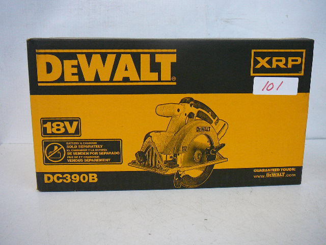 lot 101 image: Dewalt 18v  6 12 Circular Saw