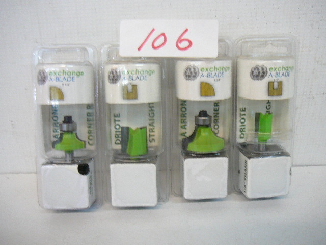 lot 106 image: Router Bits